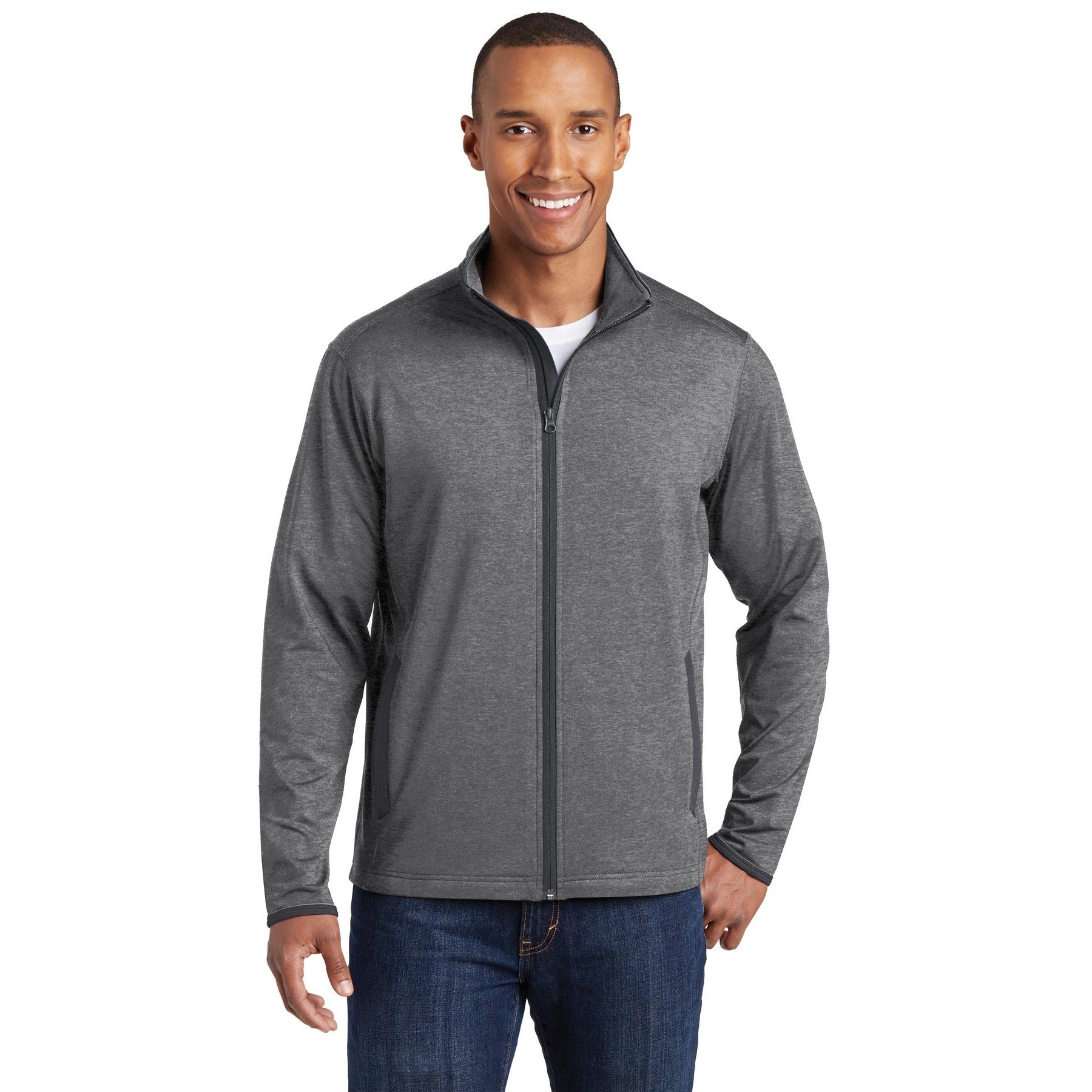 Sport-Tek-Sport-Tek® Sport-Wick® Stretch Contrast Full-Zip Jacket. ST853-MedTech-4